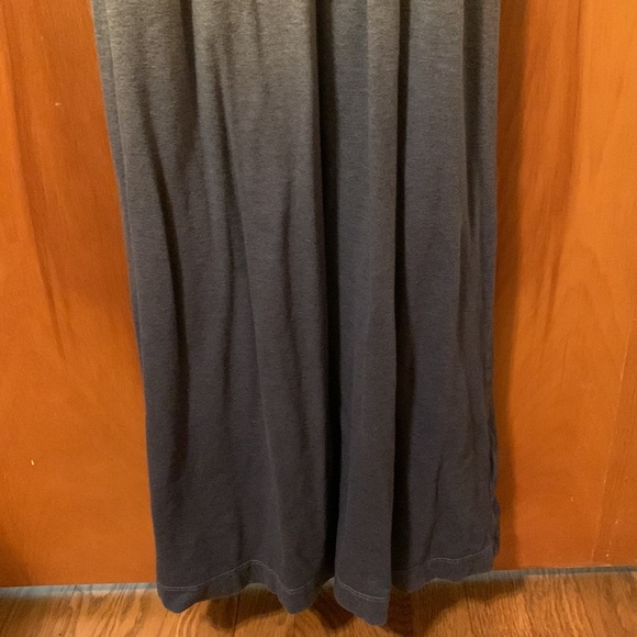 Gap Maxi Grey/Blue Gradient Cotton Dress - Picture 8 of 8